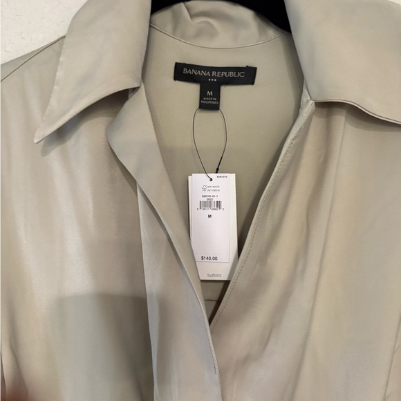 Banana Republic Long Sleeve Tan Dress - Picture 6 of 7